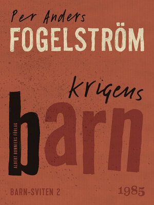 cover image of Krigens barn